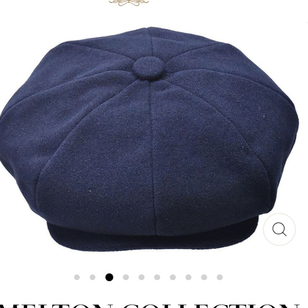 Classic Navy Newsboy Cap